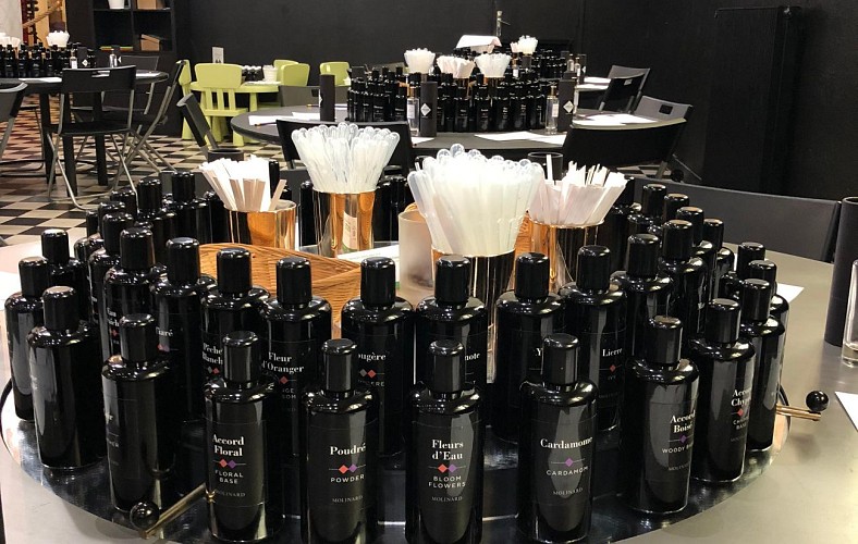 Atelier création de parfum - Parfumerie Molinard à Grasse