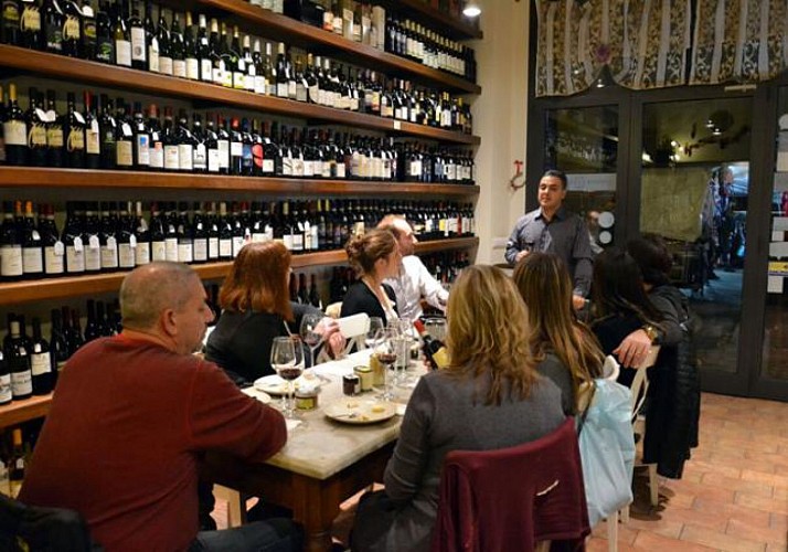 Dégustation de vin, de fromages et d’huile d’olive à Florence