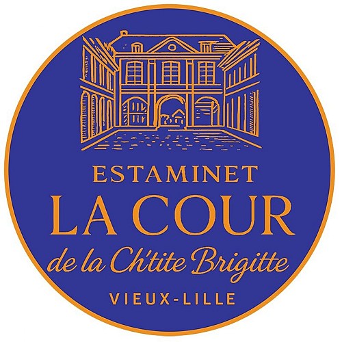 Logo Estaminet LA COUR de la Ch'tite Brigitte