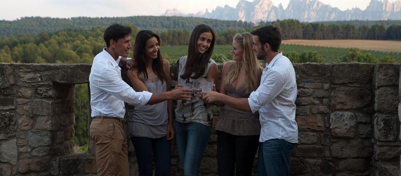 Excursión a Montserrat, visita de un viñedo y cata de vinos - medio día con un grupo pequeño