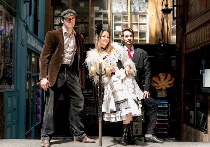 L'Énigme des Passages couverts : visite-spectacle guidée avec une troupe de comédiens