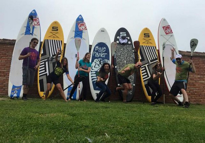 Cours de Stand up paddle en mer à Venise - niveau débutant