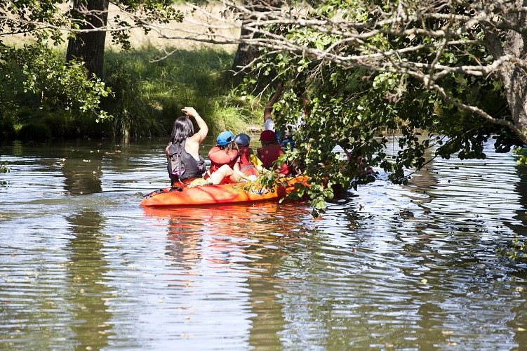 Canoë sur la Vègre