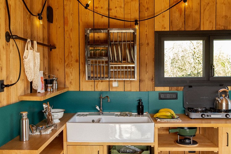 Bon Air Club - Lodge esprit cabane - cuisine