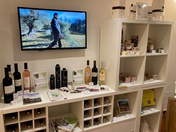 Boutique terroir du Bureau d'Information Touristique de Seillans