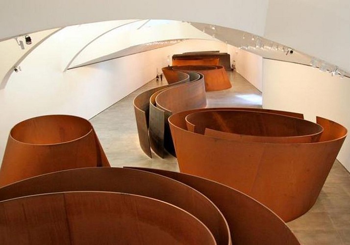 Tour guidé de Bilbao en bus et à pied et billet Musée Guggenheim avec audioguide