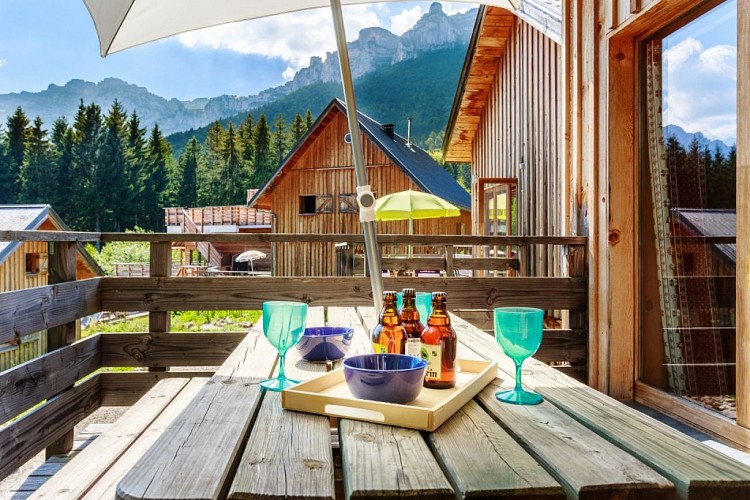Les Nichoirs - chalets 5 à 7 places en Chartreuse - L'Evasion au Naturel