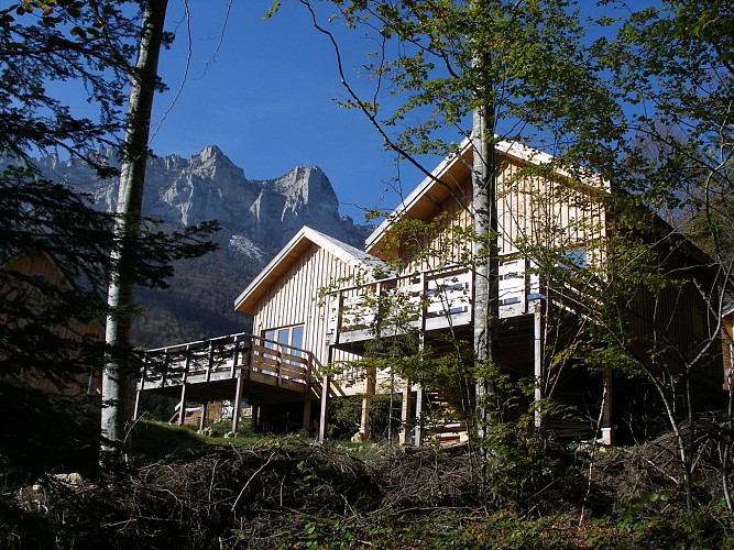 Les Nids - chalets duo en Chartreuse - L'Evasion au Naturel