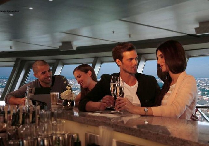 Romantic dinner at the top of Berlin's TV Tower