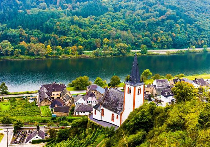 Excursion d’un jour dans la vallée du Rhin en bus et en bateau