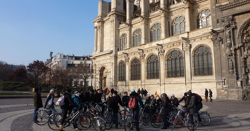 Percorso in bici nel cuore di Parigi