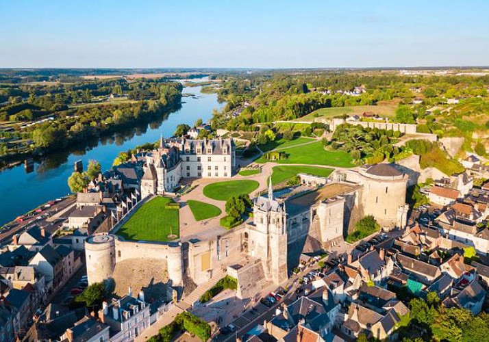 Helicopter Flight above the Loire Valley and Surrounding Châteaux