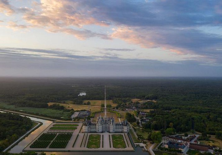 Helicopter Flight above the Loire Valley and Surrounding Châteaux