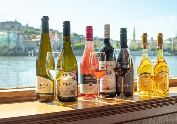 Wine Tasting Cruise on the Danube – Optional hotel pick-up/drop-off