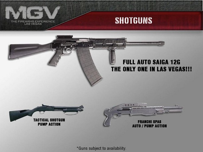 Las Vegas Gun Shooting: tiro al bersaglio con vere armi da fuoco