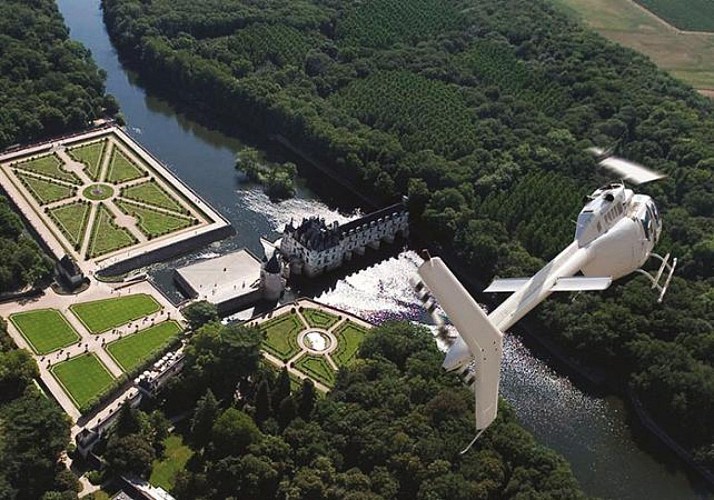 Helicopter Flight over the Great Châteaux of the Loire Valley