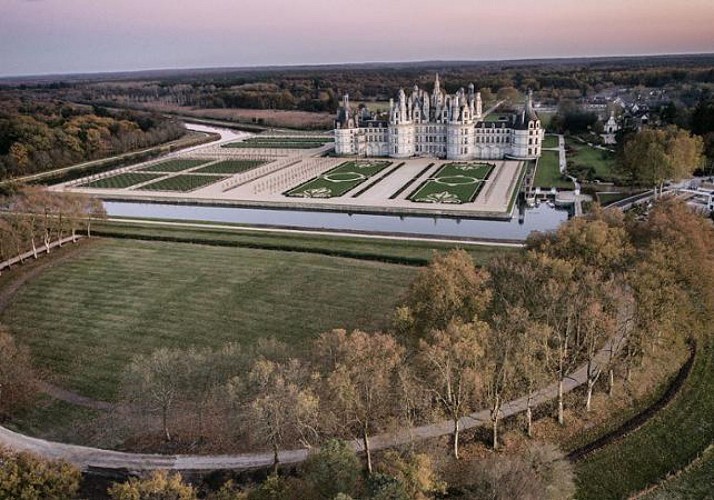 Survol des Grands Châteaux de la Loire en hélicoptère