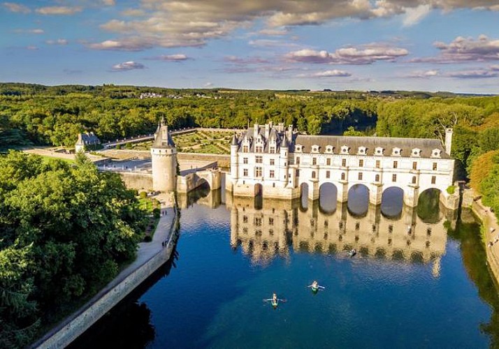 Survol des Grands Châteaux de la Loire en hélicoptère