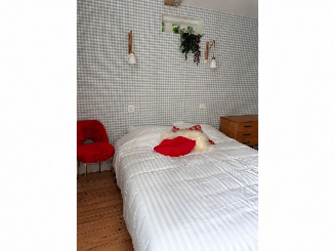 Chambre bleue 3 Gite Pont l'Evêque