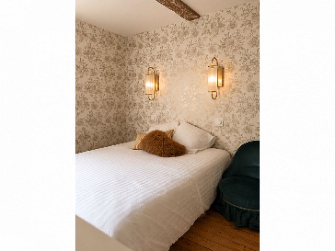 Chambre dorée Gite Pont l'Evêque