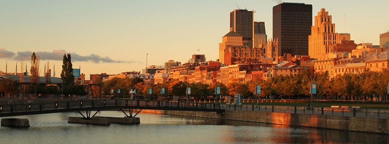 Tour nocturno de Montreal en autobús de dos pisos