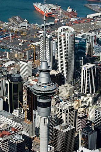 Auckland Sky Tower and guided tour of the city