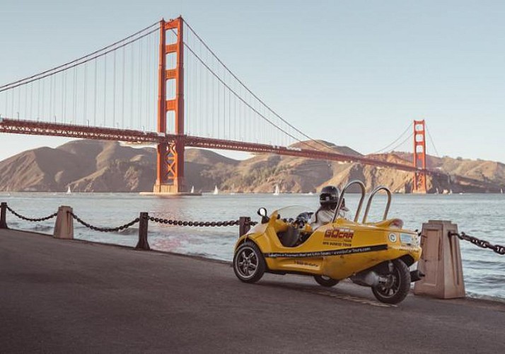 Drive a GoCar in San Francisco: Hourly rental with GPS & audio-guide support
