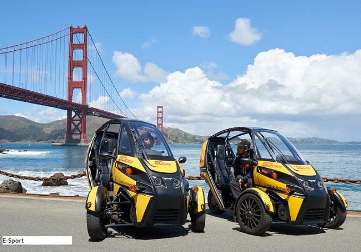 Drive a GoCar in San Francisco: Hourly rental with GPS & audio-guide support