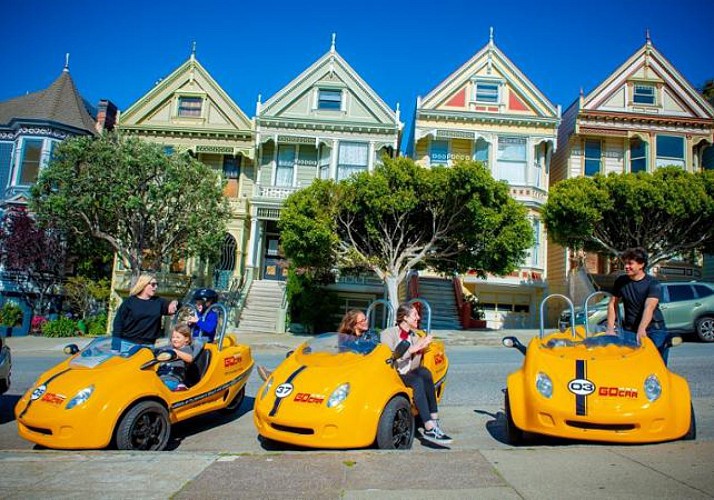 Conduite de Go Car à San Francisco : visite libre avec GPS & Audioguide – Location à l’heure