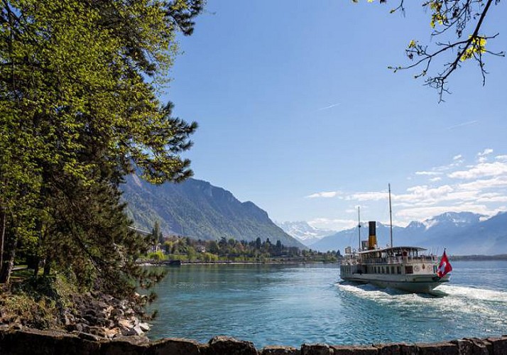 Croisière sur le Lac Léman et billet pour le Musée Chaplin - départ de Vevey