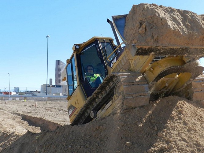 Drive your own bulldozer or digger