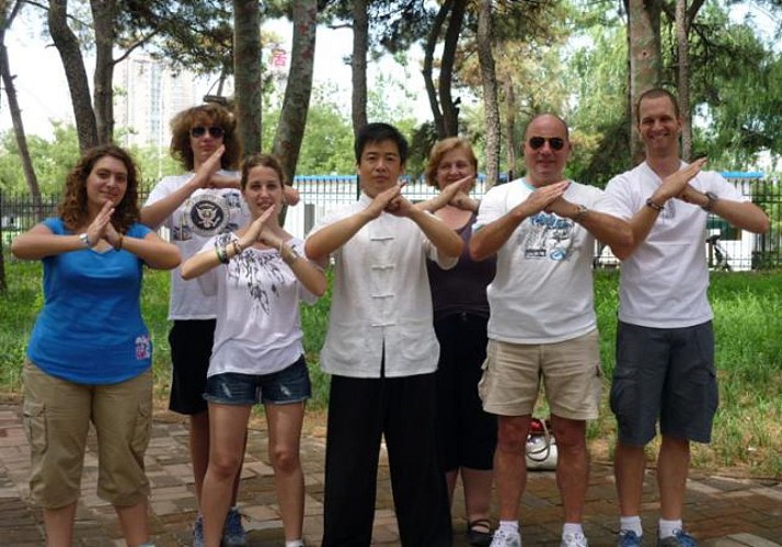 Cours de Kung-fu au Temple du Ciel de Pékin