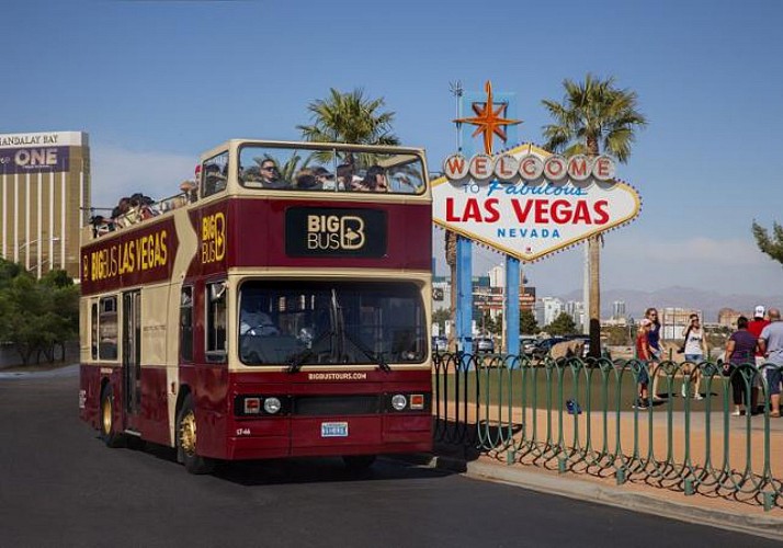 Tour de Las Vegas en bus à arrêts multiples – Pass 1 ou 2 jours