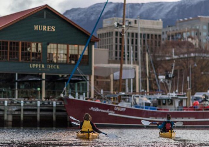Balade en kayak avec guide à la découverte de Hobart – Déjeuner inclus