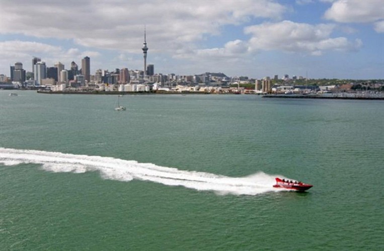 Tour en Speed Boat dans la Baie d'Auckland