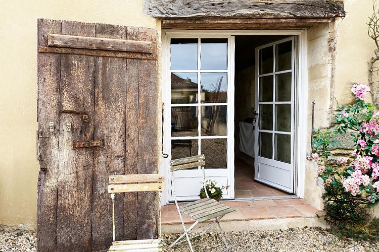 entrée - la Clochette du Carnay - le gîte