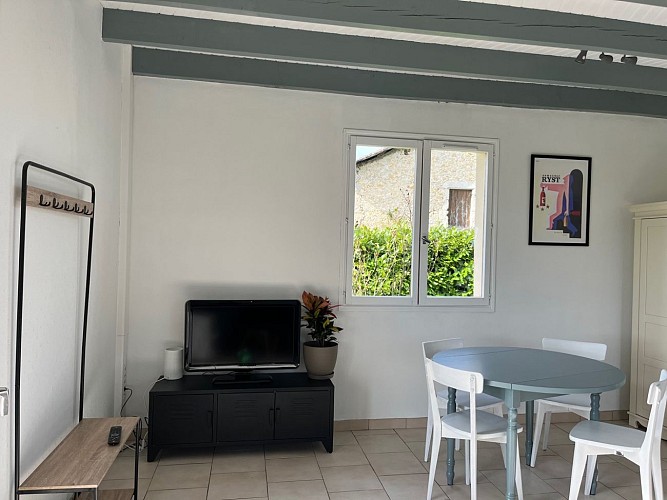 Salon Gite Menauton à Betbezer d'Armagnac avec Gites de France Landes