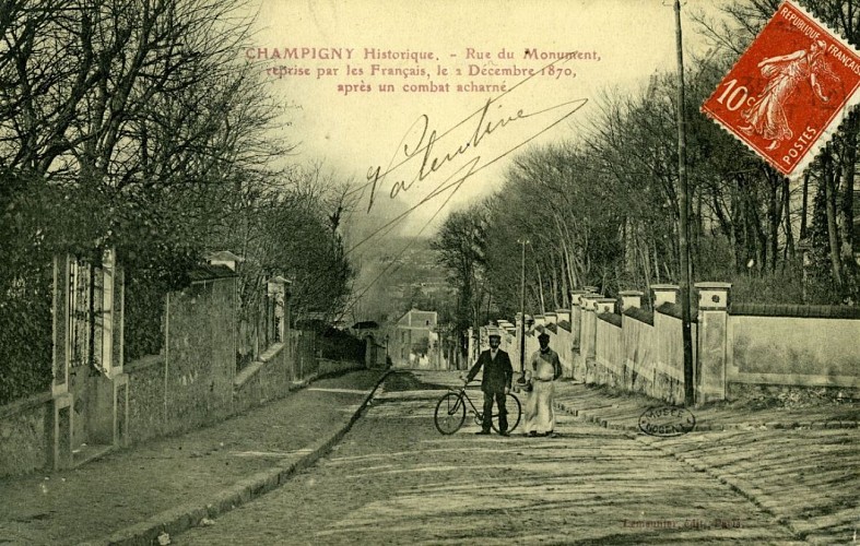 Rue du Monument - Bataille de 1870