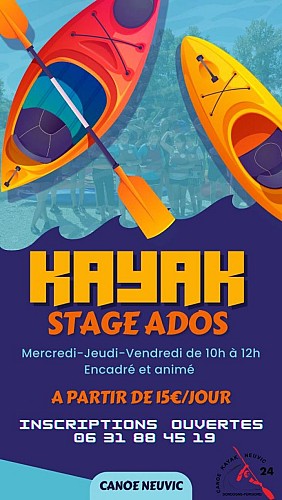 22 juillet stages canoë - 