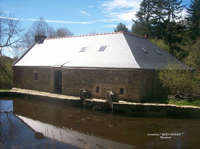 Le moulin à eau de Tréouzien.