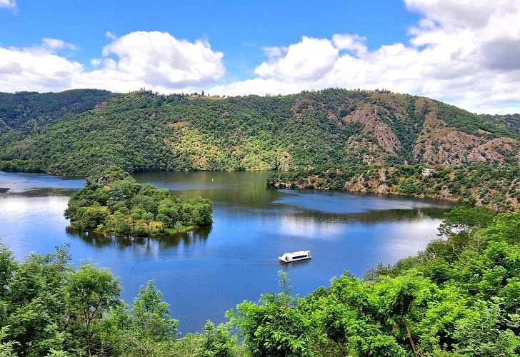 Kreuzfahrtschiff ausflug in die Loire-Schluchten