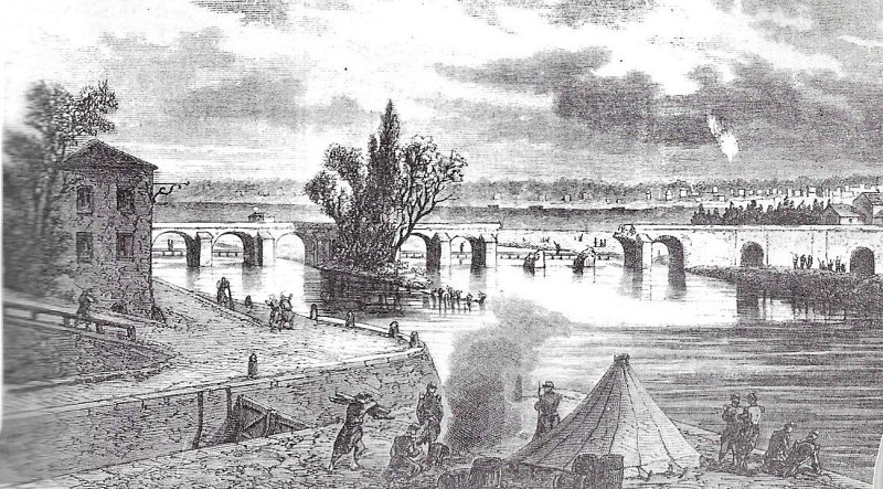 Pont de Joinville détruit le 15-10-1870