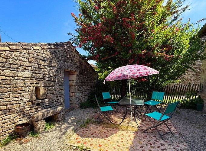 Couette et potager mi figue mi raisin terrasse