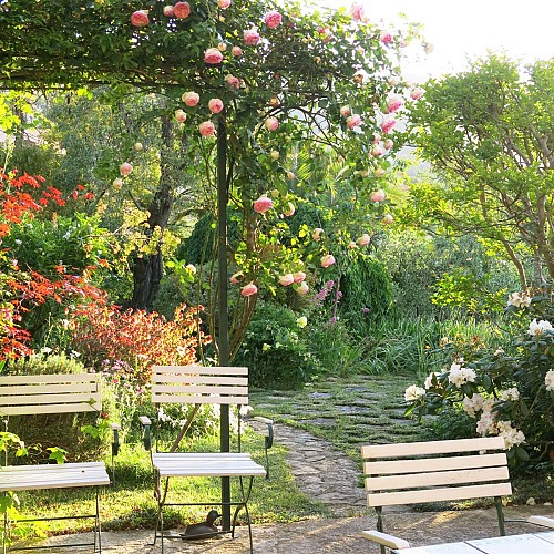 Der Garten der Villa Fort France