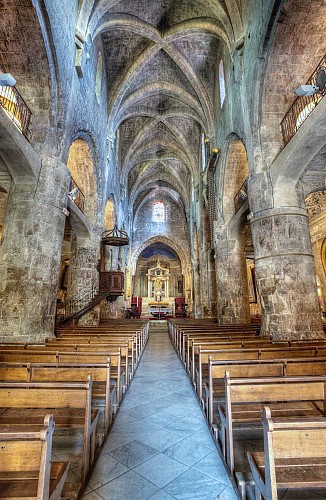 Die grosse orgel der Kathedrale von Grasse
