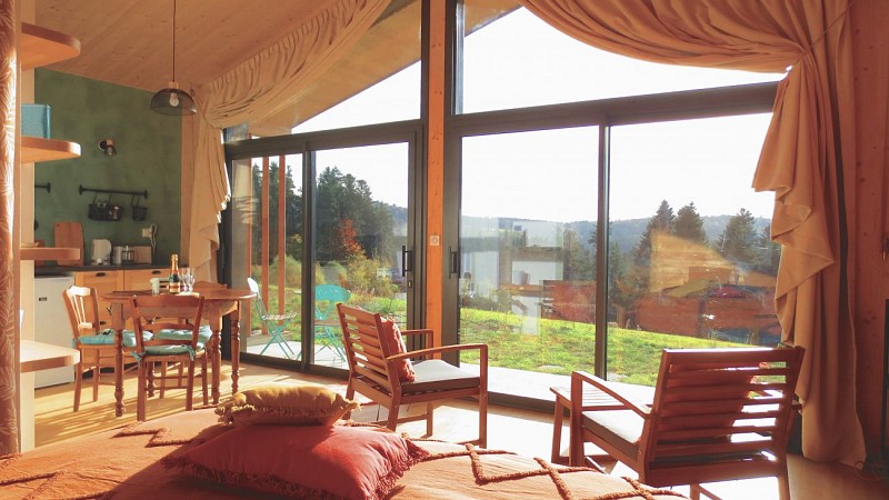 Peace & Lodges, East Lodge cocooning, en duo nature & sauna au bois