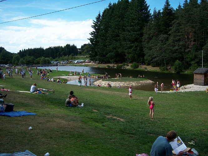 La Plage, Plan d'Eau Naturel au Chambon-sur-Lignon