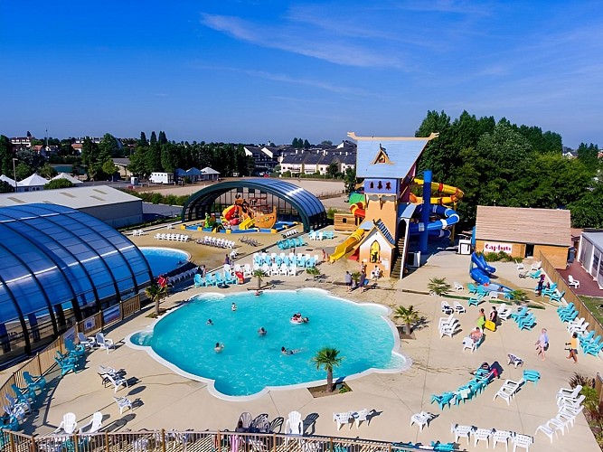 Camping Donjon de Lars- Courseulles- piscine