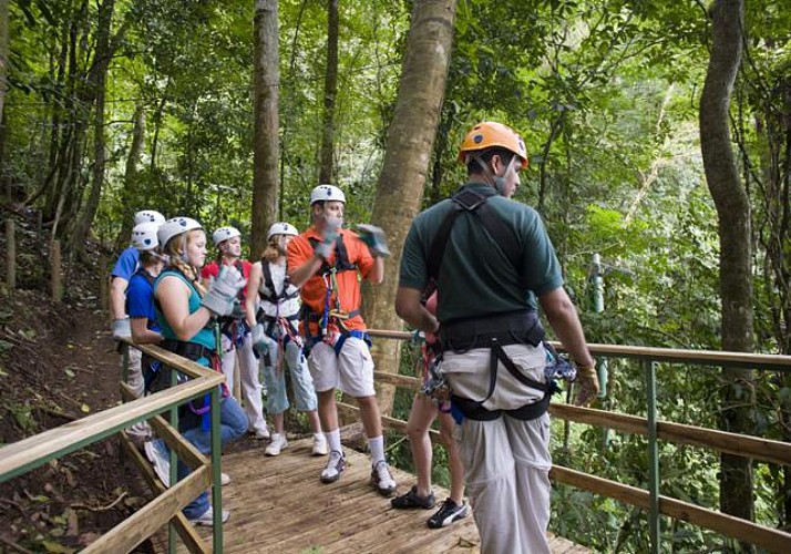 Zip-line Tour and Cable Car Ride through The Canopy – On The Pacific Coast
