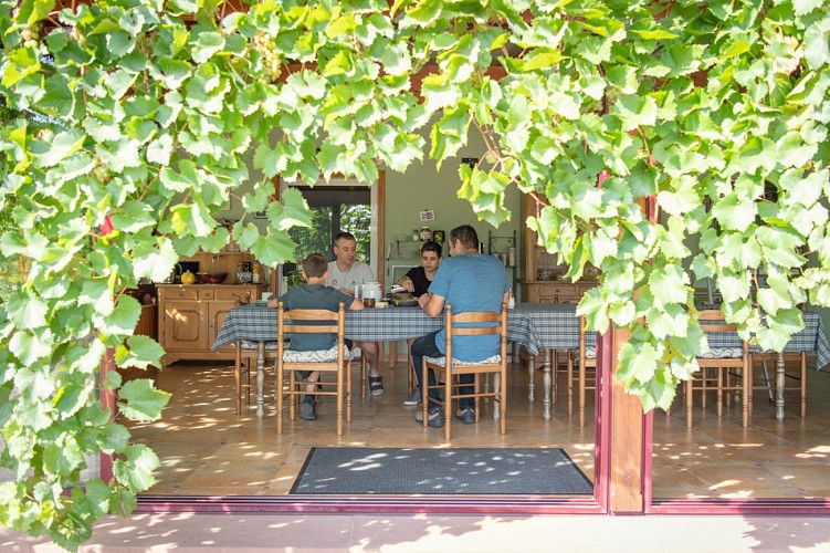 Accueil dans la Véranda